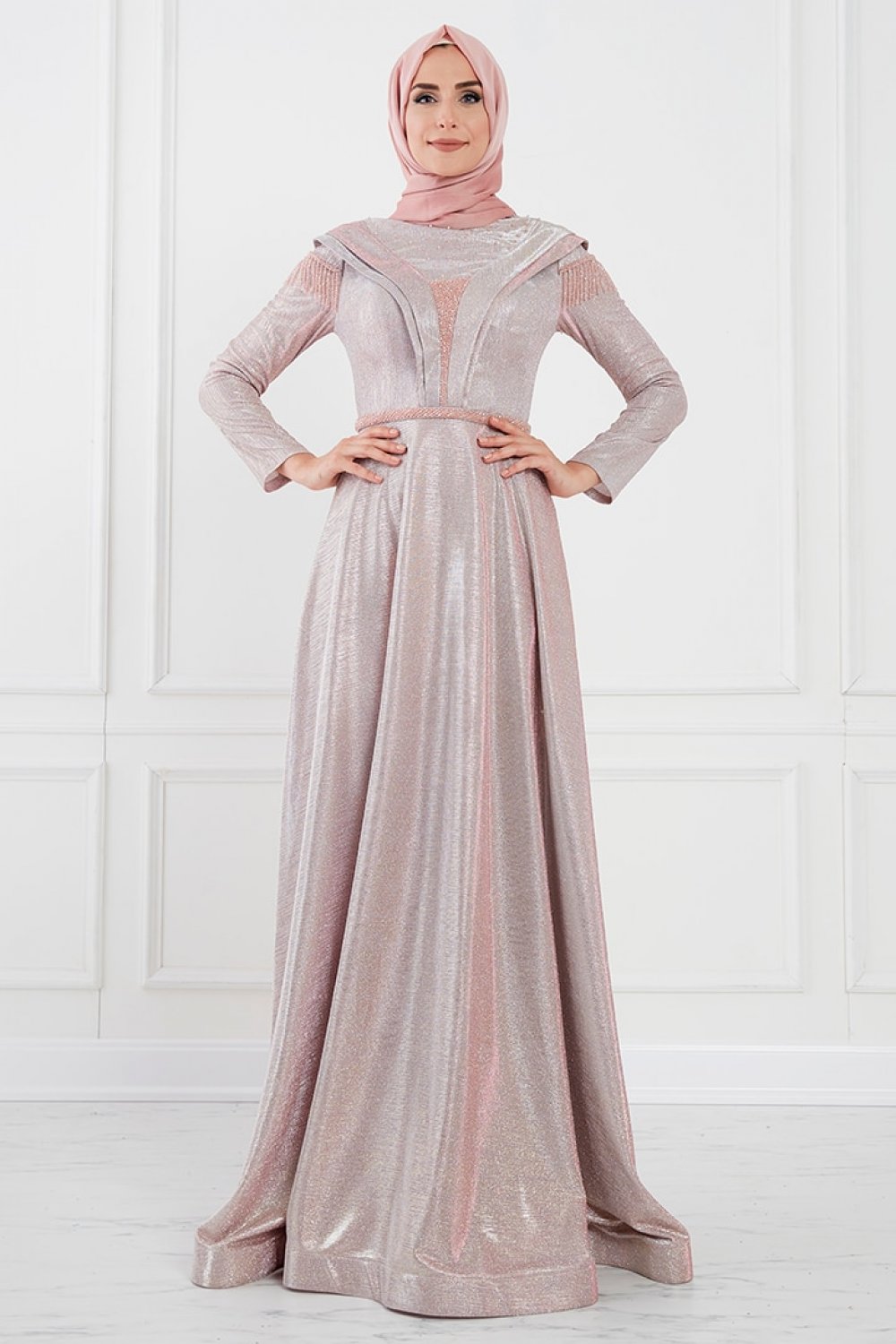 Moda Sinanlar Rose Benan Abiye Elbise Moda Sinanlar Rose Benan Abiye Elbise