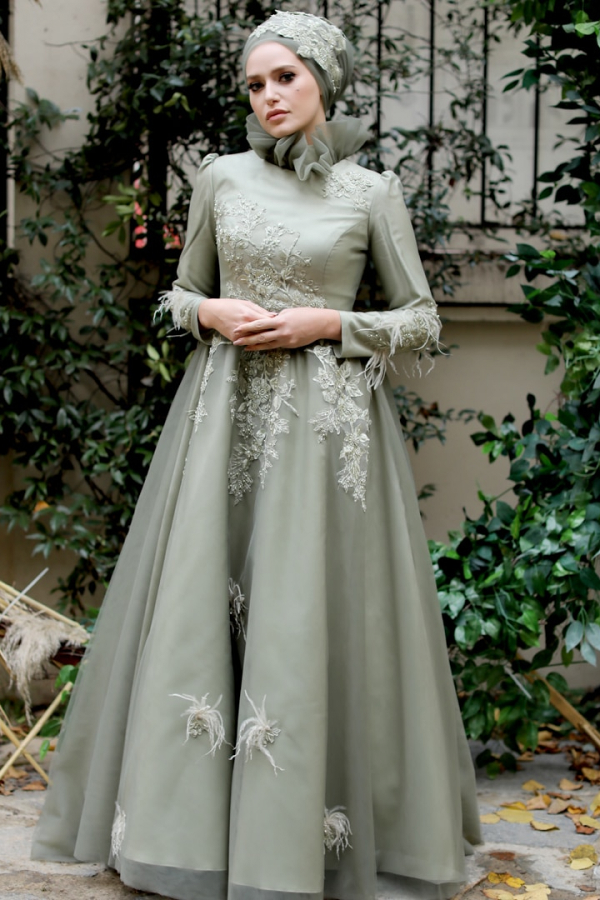 My Dreams Collection Yeşil Nevra Abiye Elbise My Dreams Collection Yeşil Nevra Abiye Elbise